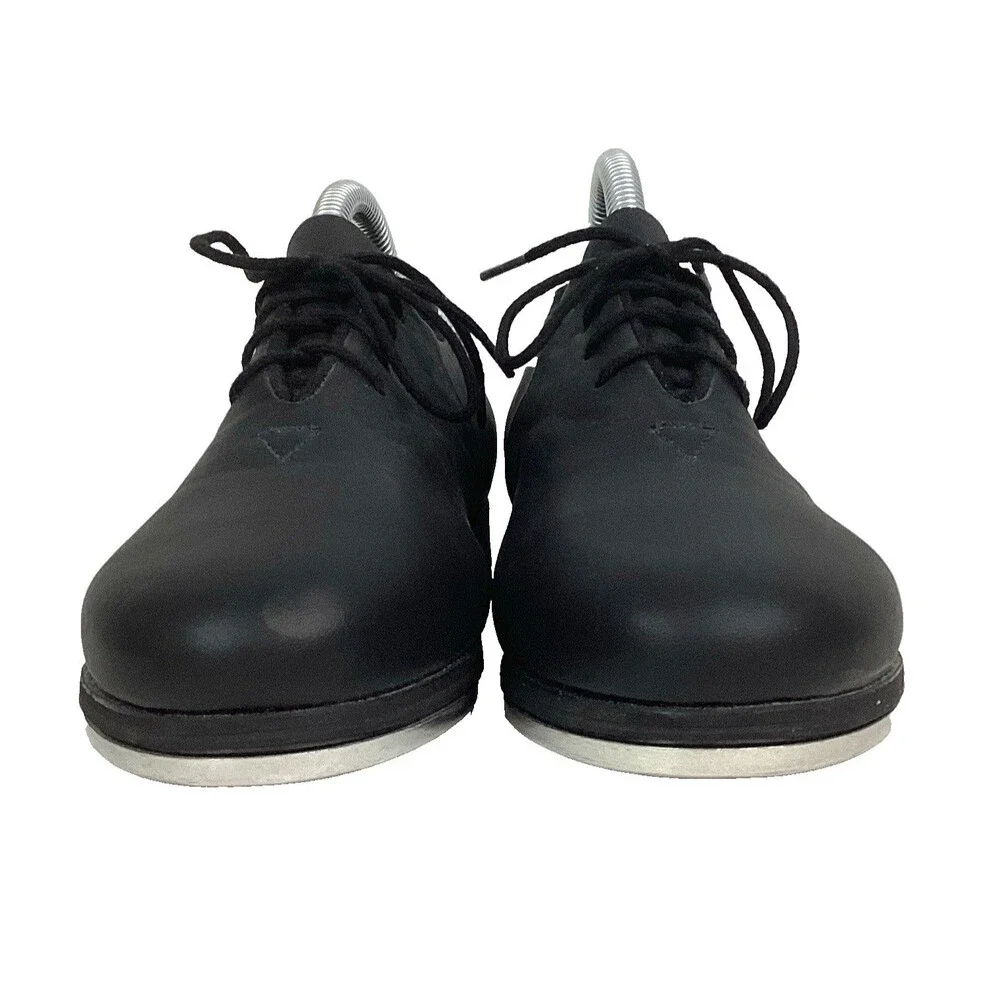 Bloch Mega Women's 7(M) Tap Dance Shoes Black Leather Lace-Up